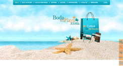 Desktop Screenshot of bodaenplaya.com